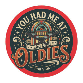 Reloj Redondo Grande Me conquistaste con Oldies