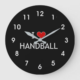 Reloj Redondo Grande Me encanta el balonmano
