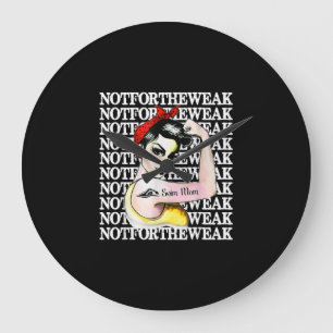 Reloj Redondo Grande Me Encanta Nadar - Mamá No Diseño Débil