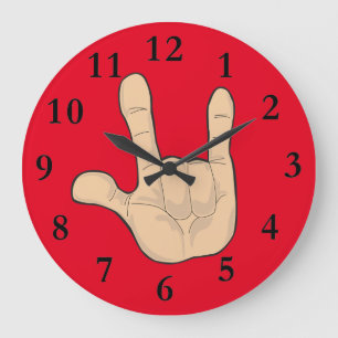 RELOJ REDONDO GRANDE ME ENCANTA TU GESTO DE MANO