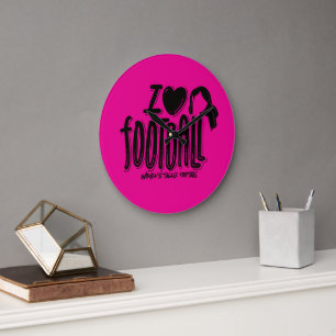 Reloj Redondo Grande Me encanta WTF