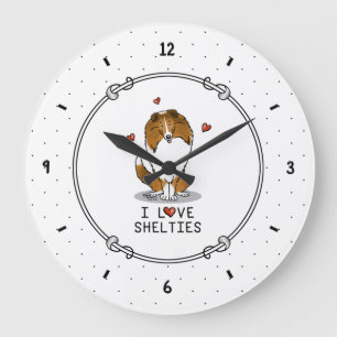Reloj Redondo Grande Me encantan las cobardes (soldaduras 2)