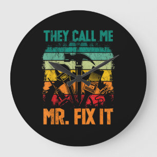Reloj Redondo Grande Me Llaman Sr. Fix.