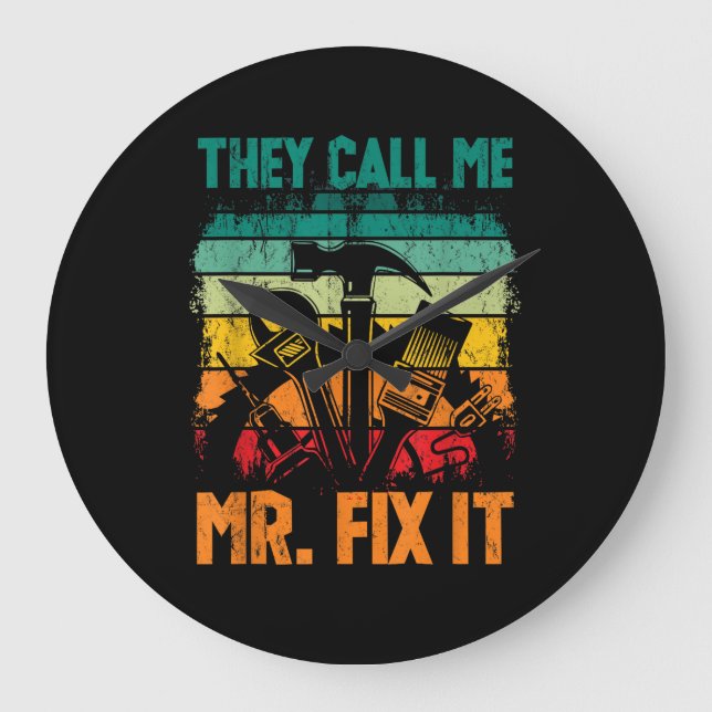 Reloj Redondo Grande Me Llaman Sr. Fix. (Anverso)