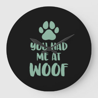 Reloj Redondo Grande Me Tenías En Woof Woof