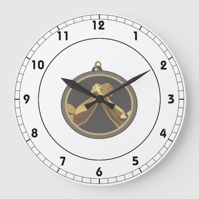 Reloj Redondo Grande Medalla del pulso (Anverso)