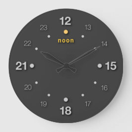 Reloj Redondo Grande mediodía