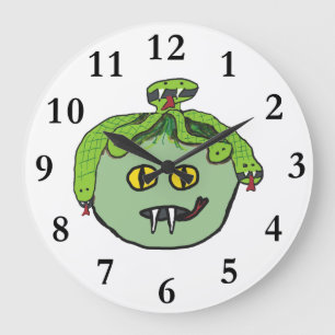 Reloj Redondo Grande Medusa