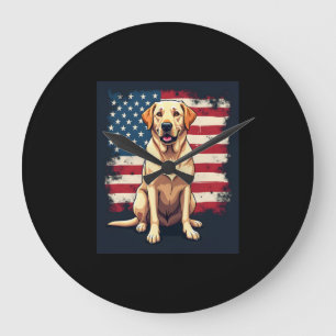Reloj Redondo Grande Mejor Labrador Para Hombres Mujeres Yellow Lab Rec