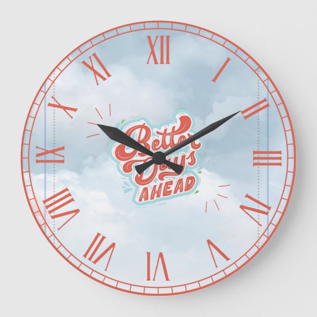 Reloj Redondo Grande Mejores Días (Anverso)