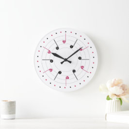 Reloj Redondo Grande Melodía del amor (radial)