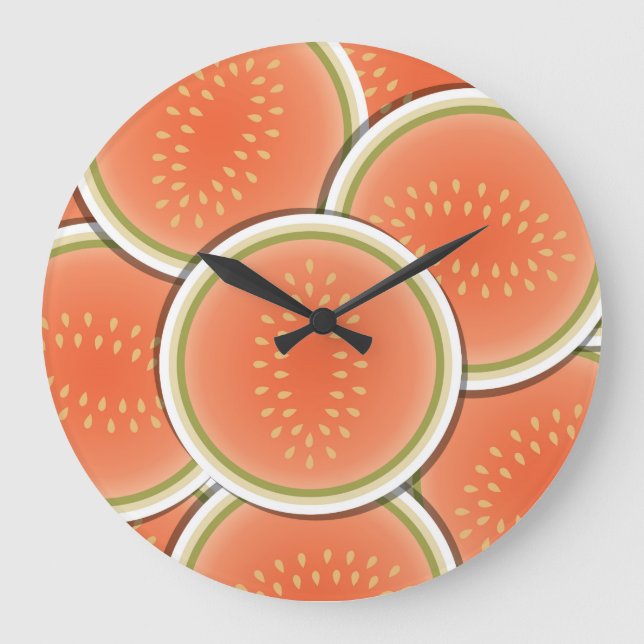 Reloj Redondo Grande ¡Melones! (Anverso)