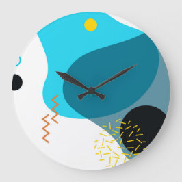 Reloj Redondo Grande Memphis, cool, de moda, urbano, moderno ilustracio