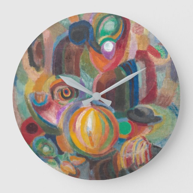 Reloj Redondo Grande Mercado portugués | Sonia Delaunay-Terk | (Anverso)