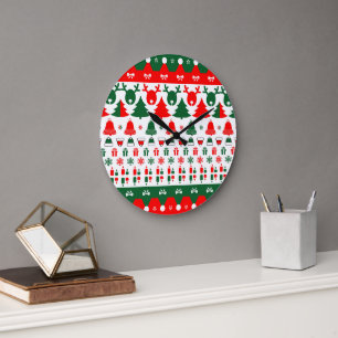 Reloj Redondo Grande Merry Deer