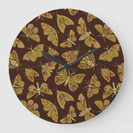 Reloj Redondo Grande Meses retro de los años 70