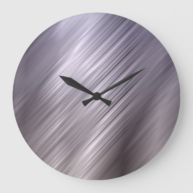 Reloj Redondo Grande Metallic clock (Anverso)