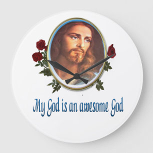 Reloj Redondo Grande Mi Dios es un Dios increíble.