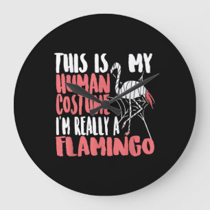 Reloj Redondo Grande Mi Disfraz Humana Realmente Soy Una Mumami Flaming