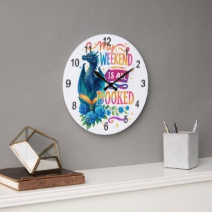 Reloj Redondo Grande Mi Fin De Semana Está Disponible