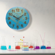 Microbiología Wall Clock Lab Hogar o Decoración de