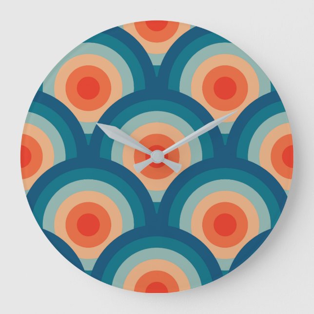 Reloj Redondo Grande Mid Century (Anverso)