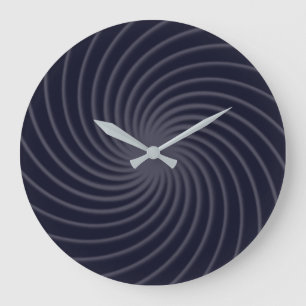 Reloj Redondo Grande Midnight Blue Twirl