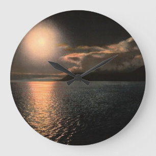 Reloj Redondo Grande Midnight Sun