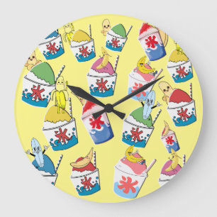 Reloj Redondo Grande Mikitiez rainbowbanana animemanga summerdiverso hi