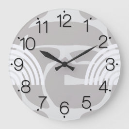 Reloj Redondo Grande Minimalist Mixed Boho Arches