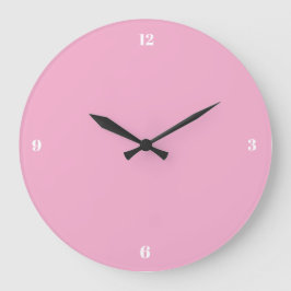 Reloj Redondo Grande Minimalist  Wall Clock | Modern Pastel Room Decor 