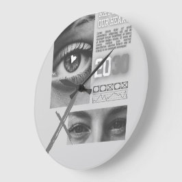 Reloj Redondo Grande Minimalist Wood Wall Clock – 10"