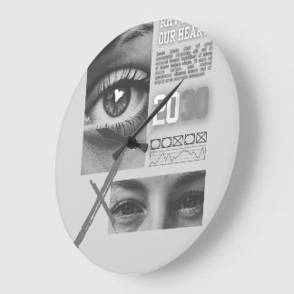 Reloj Redondo Grande Minimalist Wood Wall Clock – 10"