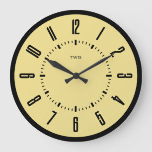 Reloj Redondo Grande Minimalista moderno personalizado