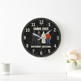 Reloj Redondo Grande Mismo Disfraz Diferente