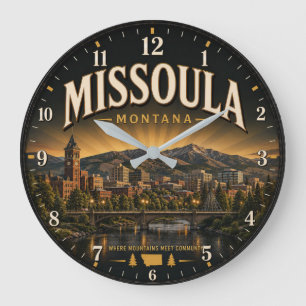 Reloj Redondo Grande Missoula Montana
