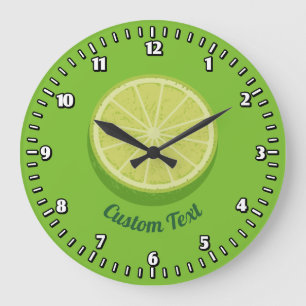 Reloj Redondo Grande Mitad de Lima