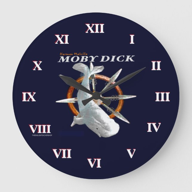 Reloj Redondo Grande Moby Dick (Anverso)