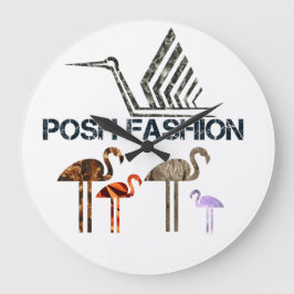 Reloj Redondo Grande moda punzada