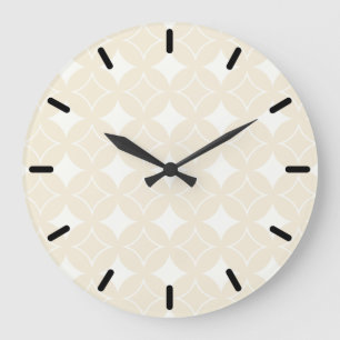 Reloj Redondo Grande Modelo beige del shippo