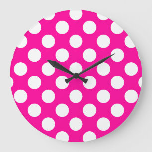 Reloj Redondo Grande Modelo de lunar femenino de las rosas fuertes