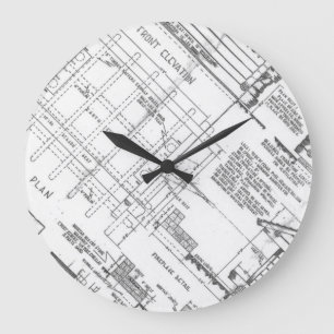 Reloj Redondo Grande Modelo para el magro a