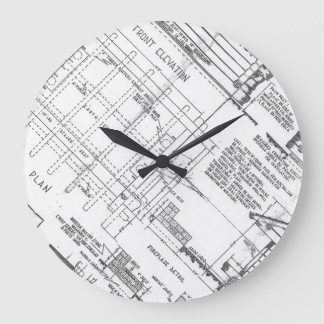 Reloj Redondo Grande Modelo para el magro a (Anverso)