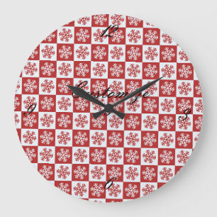 Reloj Redondo Grande Modelo Thunder_Cove del rojo/blanco del control