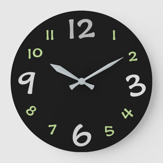 Reloj Redondo Grande Modern design wall Clock (Anverso)