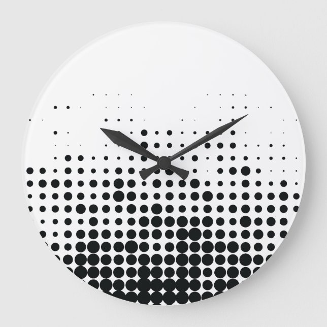 Reloj Redondo Grande Modern, playful, urban geometric circle pattern (Anverso)
