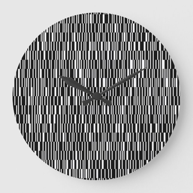 Reloj Redondo Grande Modern, urban, contemporary geometric pattern art (Anverso)