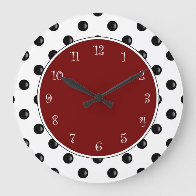 Reloj Redondo Grande Modern Wall Clocks (Anverso)