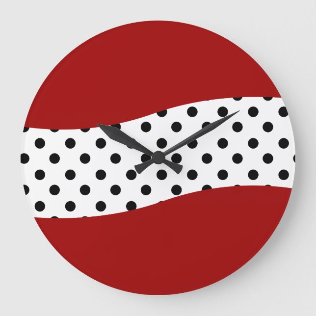 Reloj Redondo Grande Modern Wall Decor Clock (Anverso)