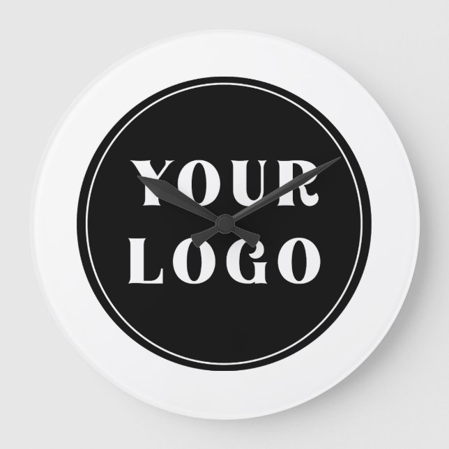 Reloj Redondo Grande Moderna, elegante, elegante y Personalizable (Anverso)